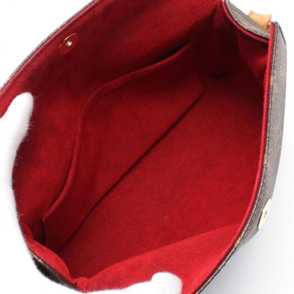 Louis Vuitton Recital Handbag Canvas Leather Monogram Brown - Picture 3 of 8